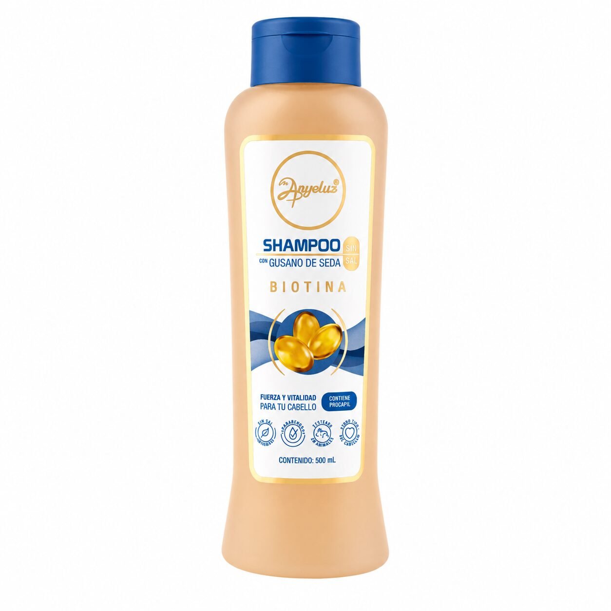 Shampoo de gusano de seda Anyeluz