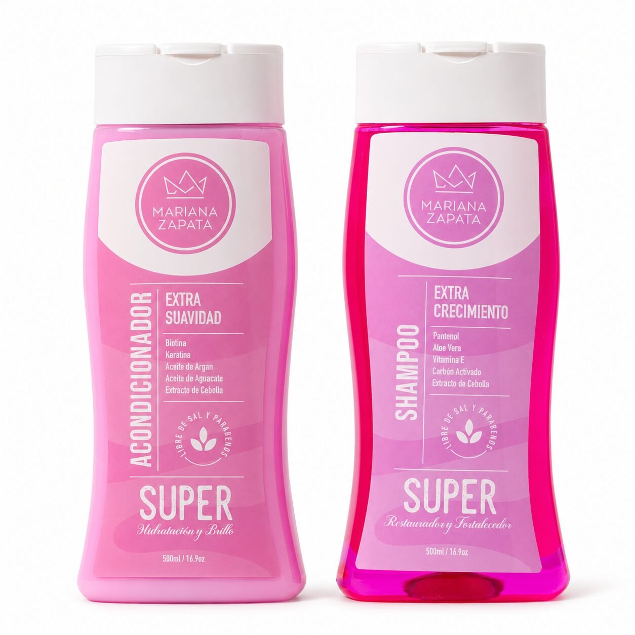 Kit Shampoo + Acondicionador Mariana Zapata