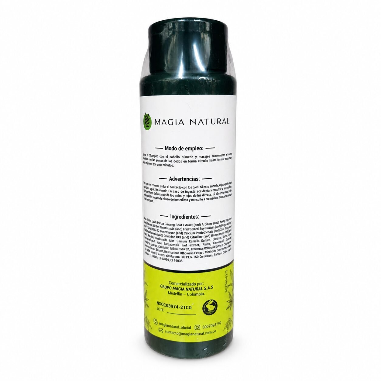Shampoo Aguacate y CBD Anticaida Magia Natural - Image 2