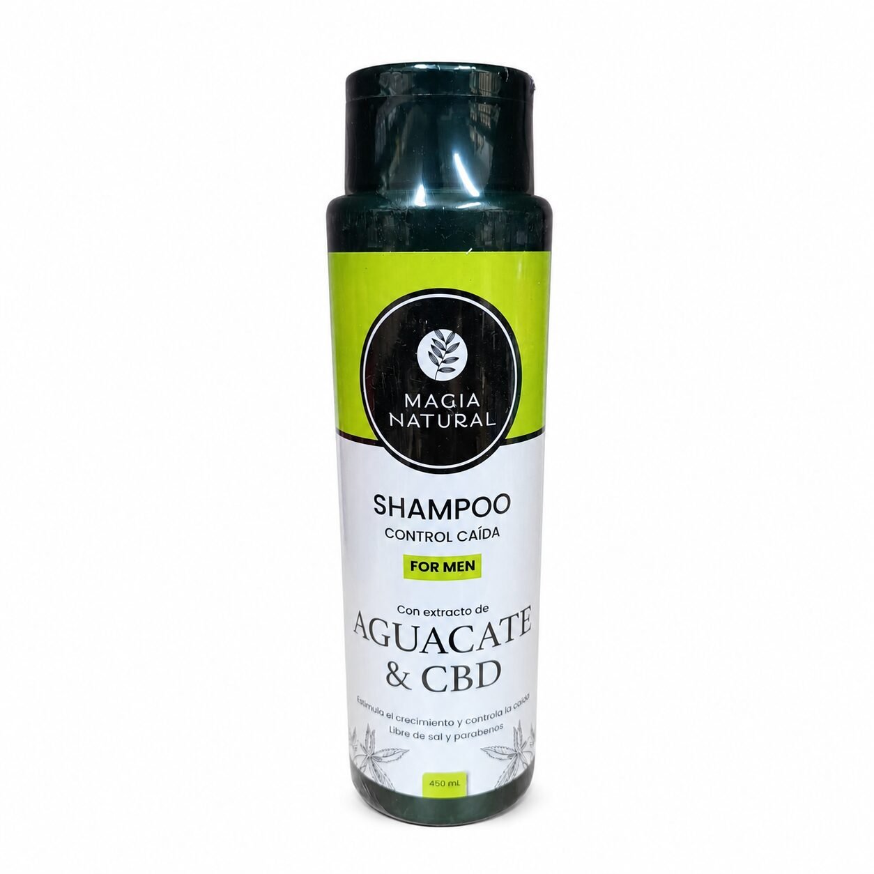 Shampoo Aguacate y CBD Anticaida Magia Natural