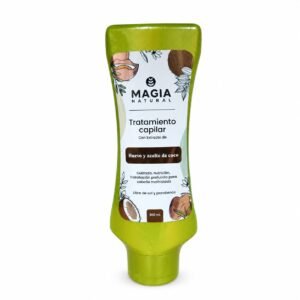 Tratamiento capilar con Huevo y aceite de Coco Magia Natural