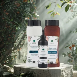 Kit Crecimiento Y Anticaída- Magia natural - Sh + Ac Cebolla + Tonico Romero