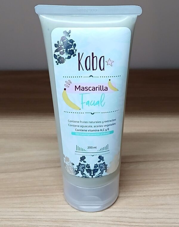 Mascarilla facial banano Kaba