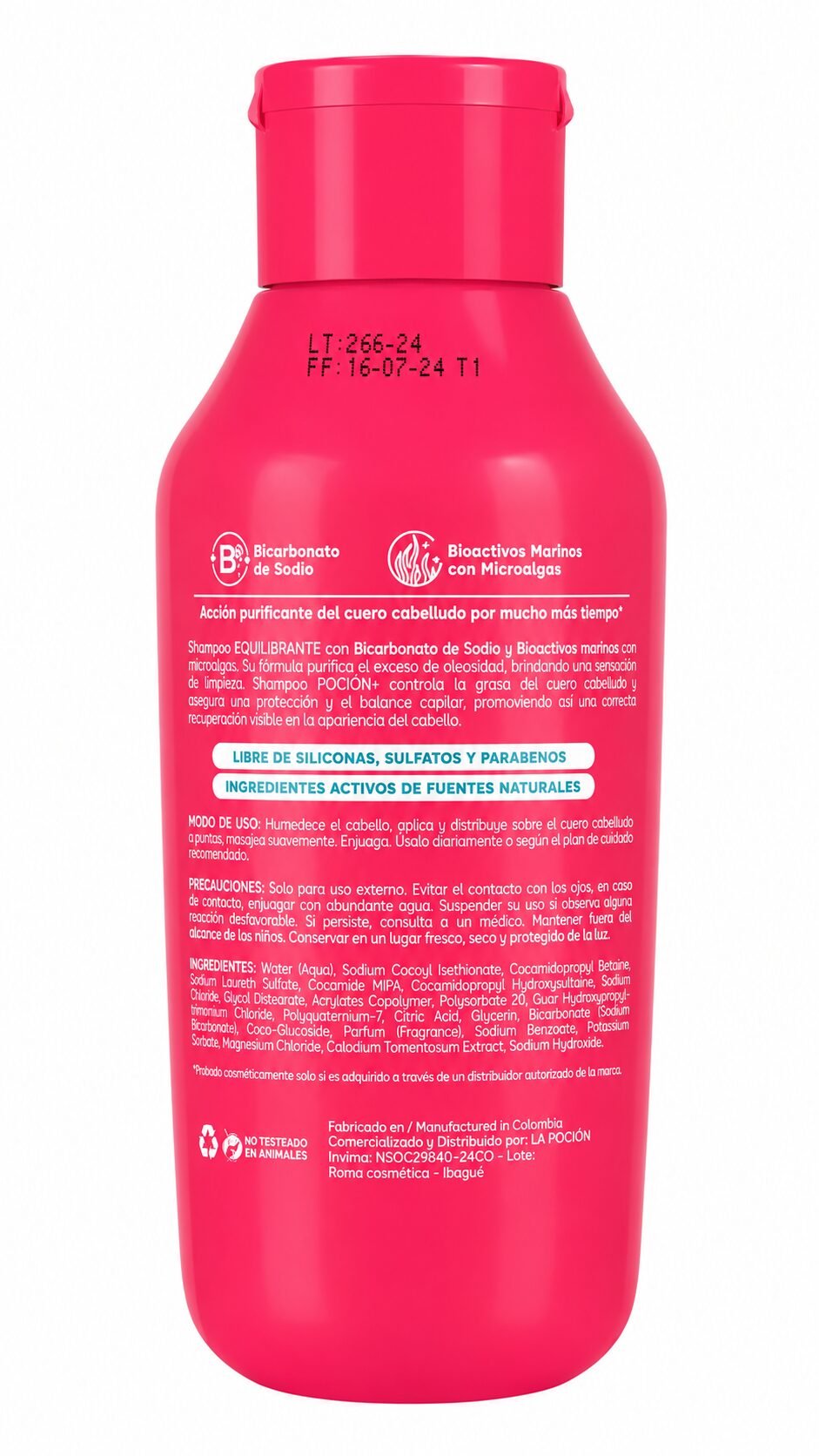 Shampoo Control Grasa La Pocion - Image 2