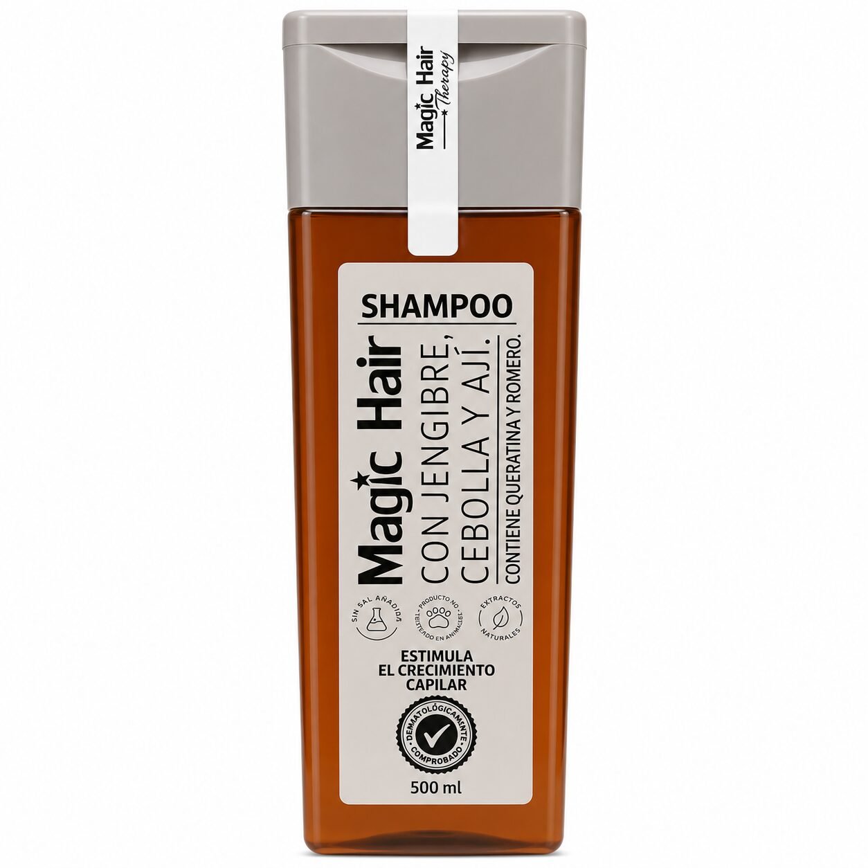 Shampoo con Jengibre Cebolla y Aji Magic Hair