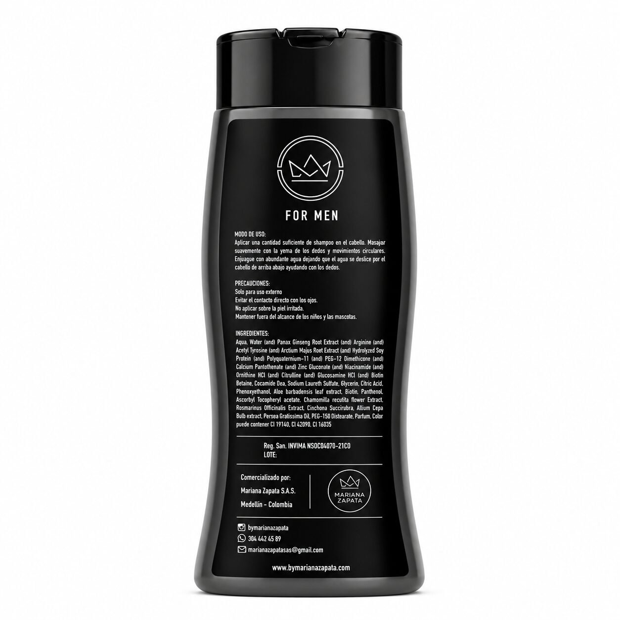 Shampoo para Hombres Mariana Zapata - Image 2