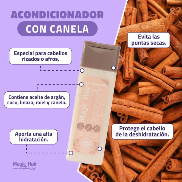 Acondicionador para Rizos con Canela Magic Hair