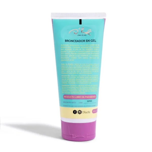 Bronceador en Gel 200ml D'Luchi - Image 3