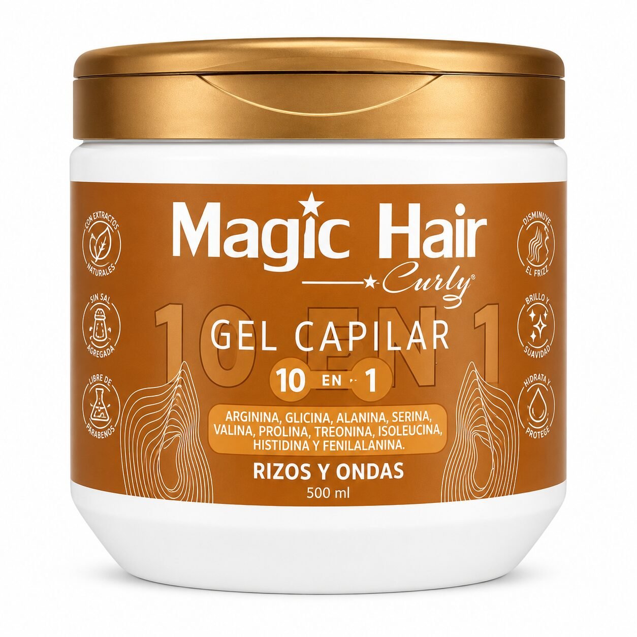Gel Capilar para Rizos 10 en1 Magic Hair