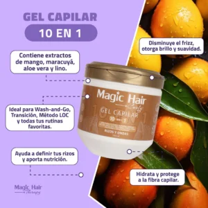 Gel Capilar para Rizos 10 en1 Class Gold