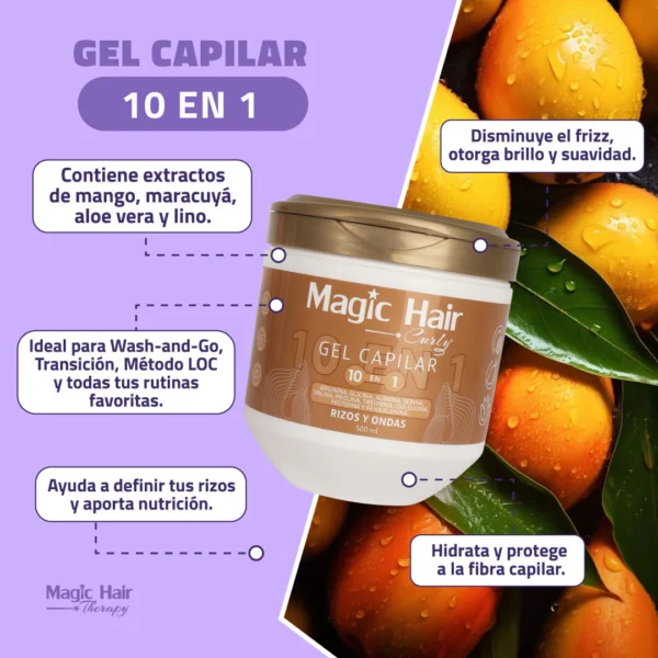 Gel Capilar para Rizos 10 en1 Class Gold