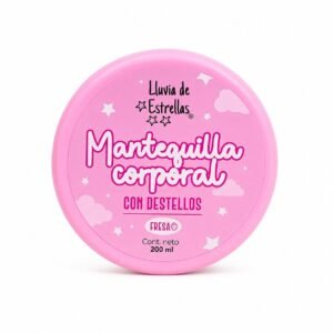 Mantequilla Corporal con destellos Fresa Lluvia de Estrella