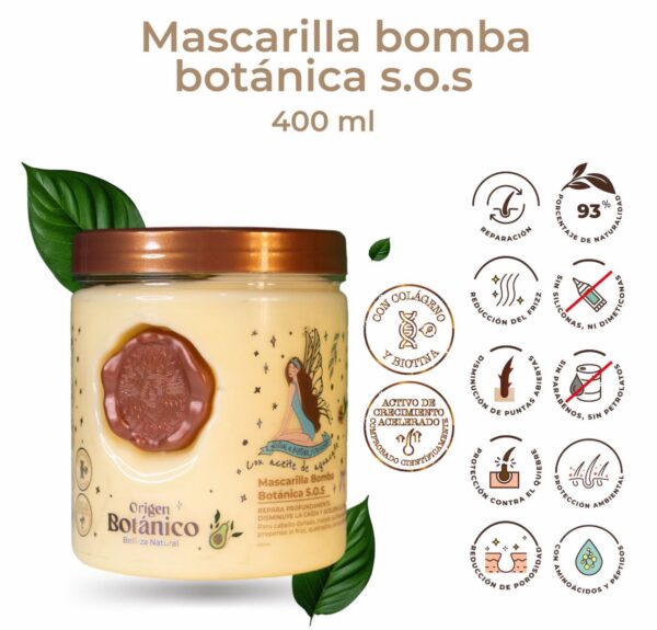 Mascarilla bomba botanica s.o.s Ritual Botanico