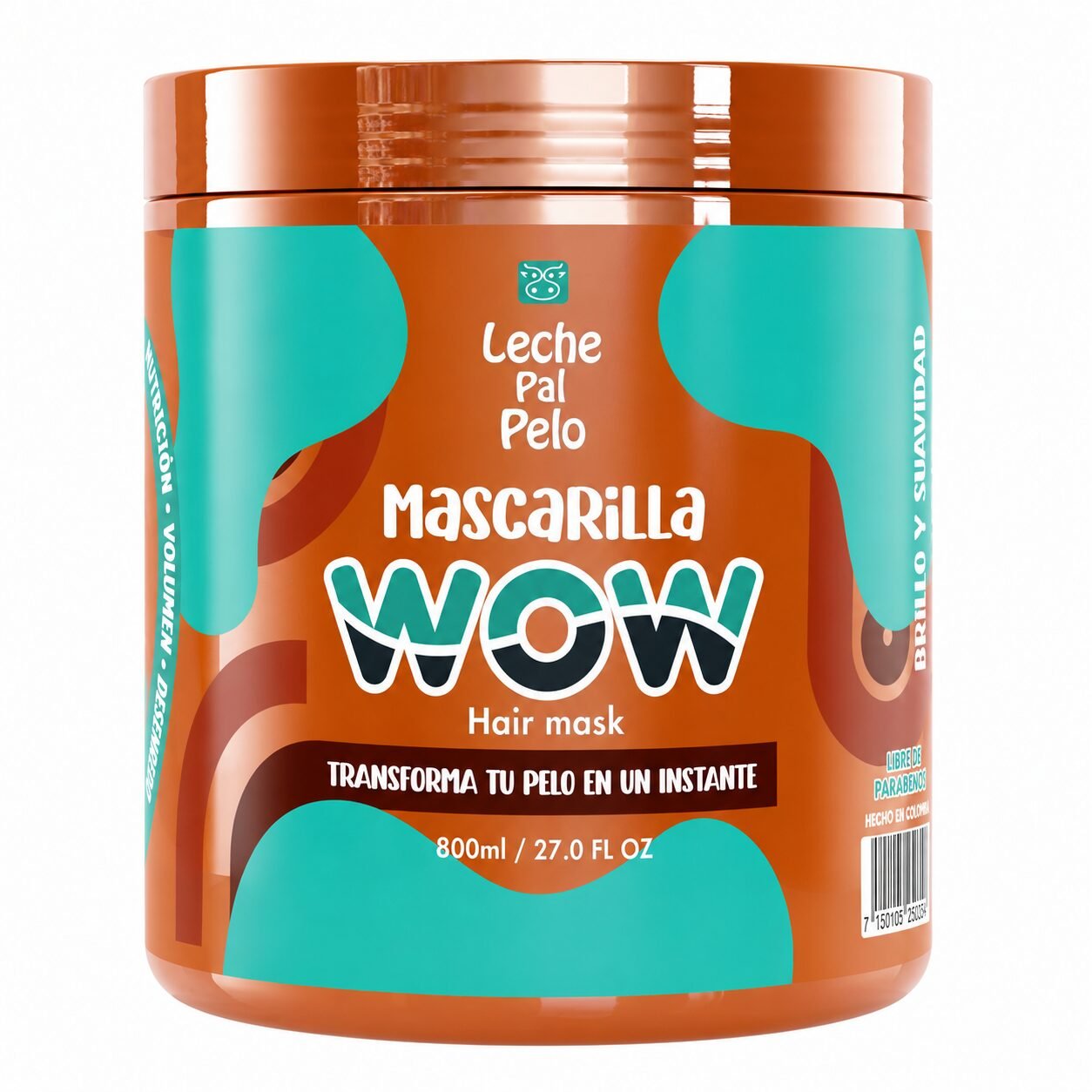 Mascarilla WOW 800ml Leche Pal Pelo