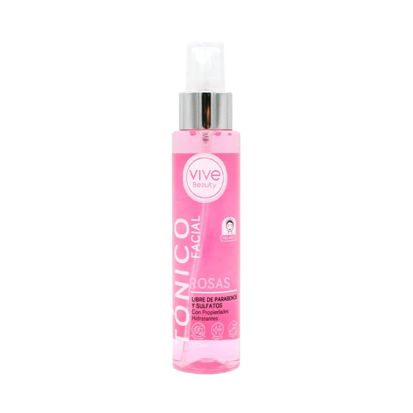 Tonico de rosas 110 ml Vive Beauty