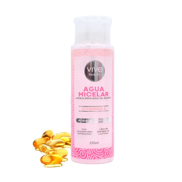 Agua Micelar 230 ml Vive Beauty - Image 3