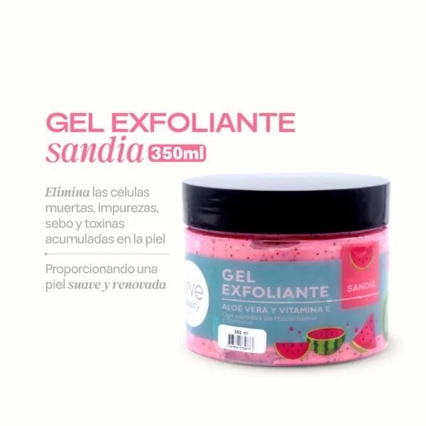 Gel exfoliante 350 ml Vive Beauty - Imagen de 3