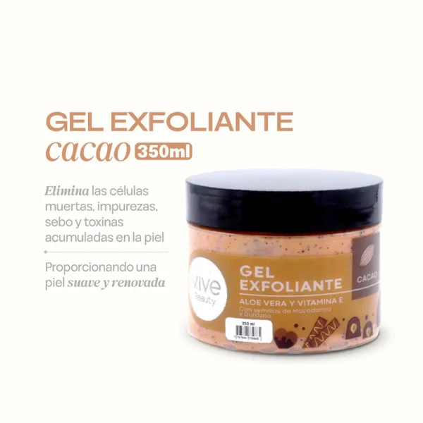 Gel exfoliante 350 ml Vive Beauty - Image 2