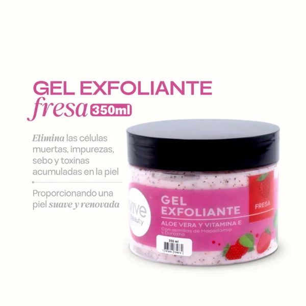 Gel exfoliante 350 ml Vive Beauty - Image 5