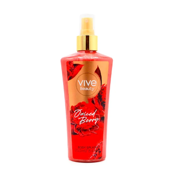 Body Splash Escarchado 250ml Vive Beauty - Imagen de 4