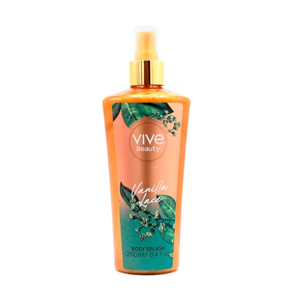 Body Splash Escarchado 250ml Vive Beauty - Imagen de 8