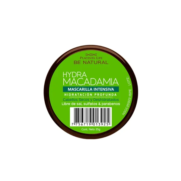 Mascarilla Hydra Macadamia 35g Be Natural