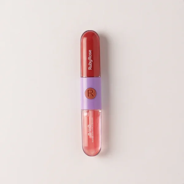 Labial Duo Perfecto Liquido y Gloss Ruby Rose - Image 8