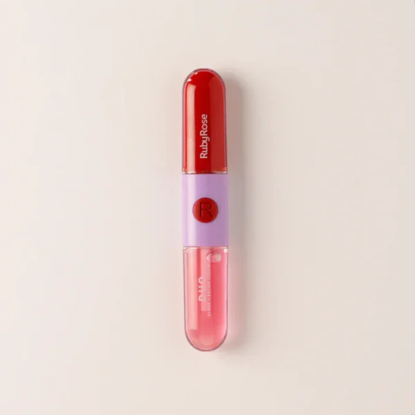 Labial Duo Perfecto Liquido y Gloss Ruby Rose - Image 9