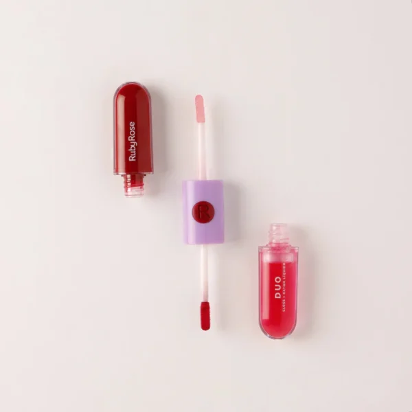 Labial Duo Perfecto Liquido y Gloss Ruby Rose - Image 11