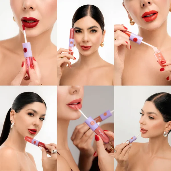 Labial Duo Perfecto Liquido y Gloss Ruby Rose - Image 4