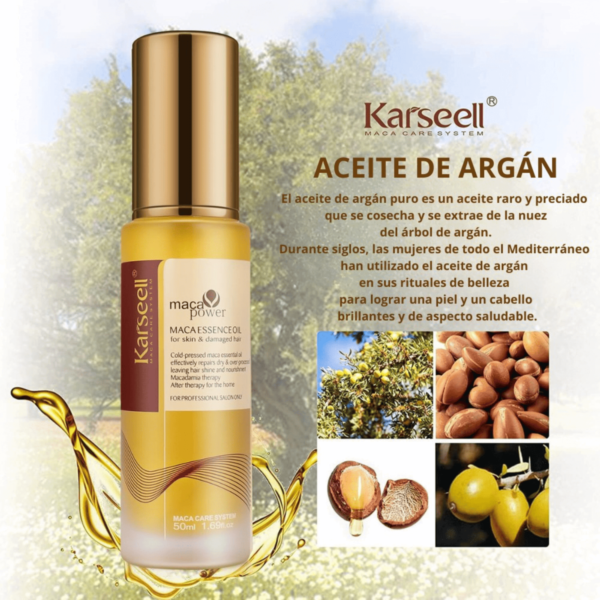 Serum  Aceite de argán KARSELL Maca Powe 50ml - Image 5