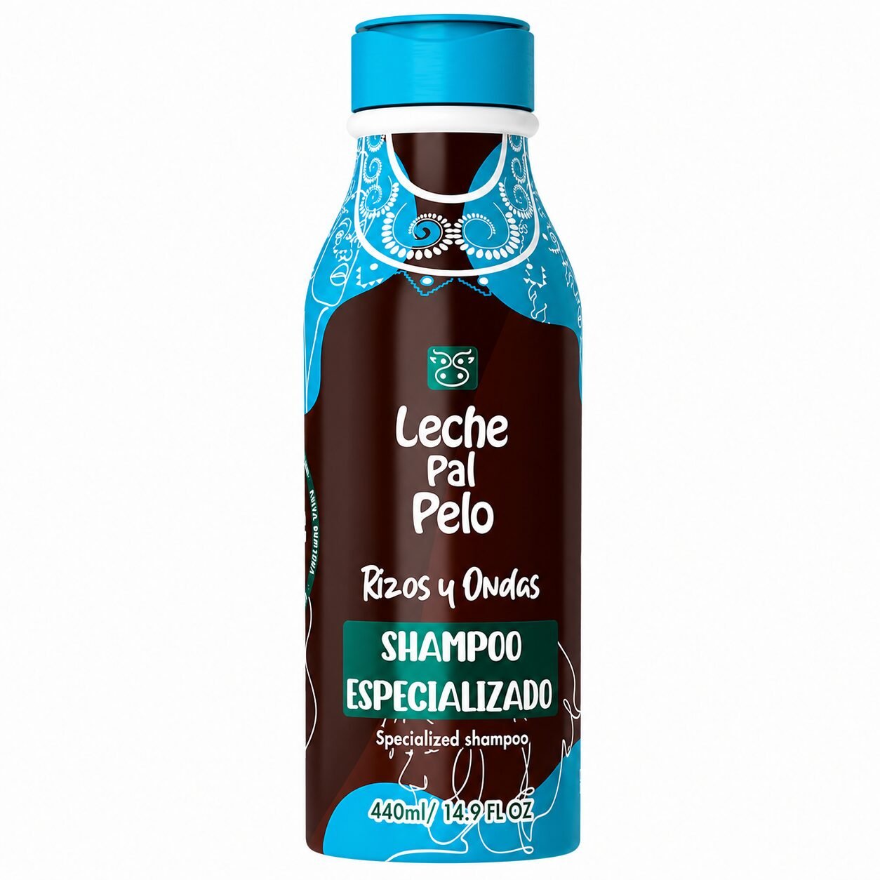 Shampoo Especializado Rizos y Ondas 440ml Leche Pal Pelo