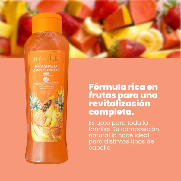 Shampoo Coctel Frutal Anyeluz - Image 2