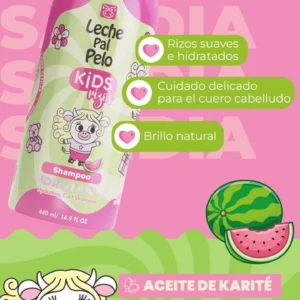 Shampoo Kids Rizos Leche Pal Pelo