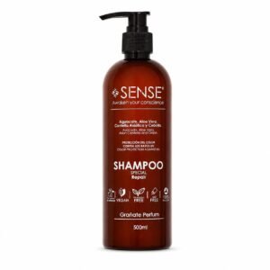 Shampoo Reparador Amatista y Granate Perfum Sensse - 490 ML