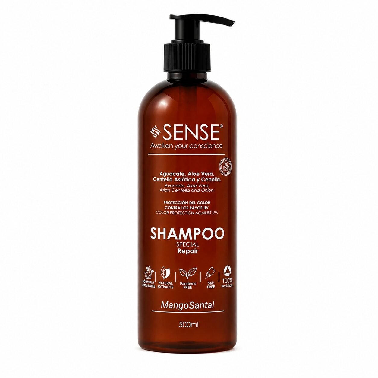 Shampoo Reparador Mangosantal Sense