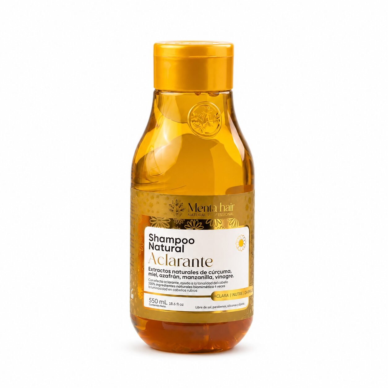 Shampoo Natural Aclarante 550ml Menta Hair