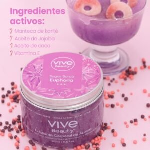 Exfoliante de Azúcar Sugar Scrub Vive Beauty - Euphoria