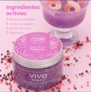 Exfoliante de Azúcar Sugar Scrub Vive Beauty - Euphoria