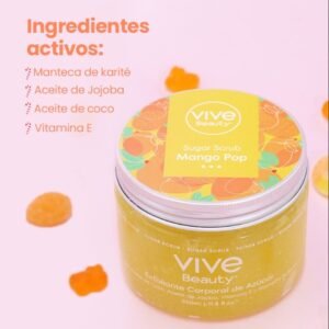Exfoliante de Azúcar Sugar Scrub Vive Beauty - Mango Pop