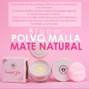 Bloom Polvo Malla Mate Bloomshell - Natural