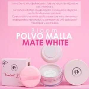 Bloom Polvo Malla Mate Bloomshell - White