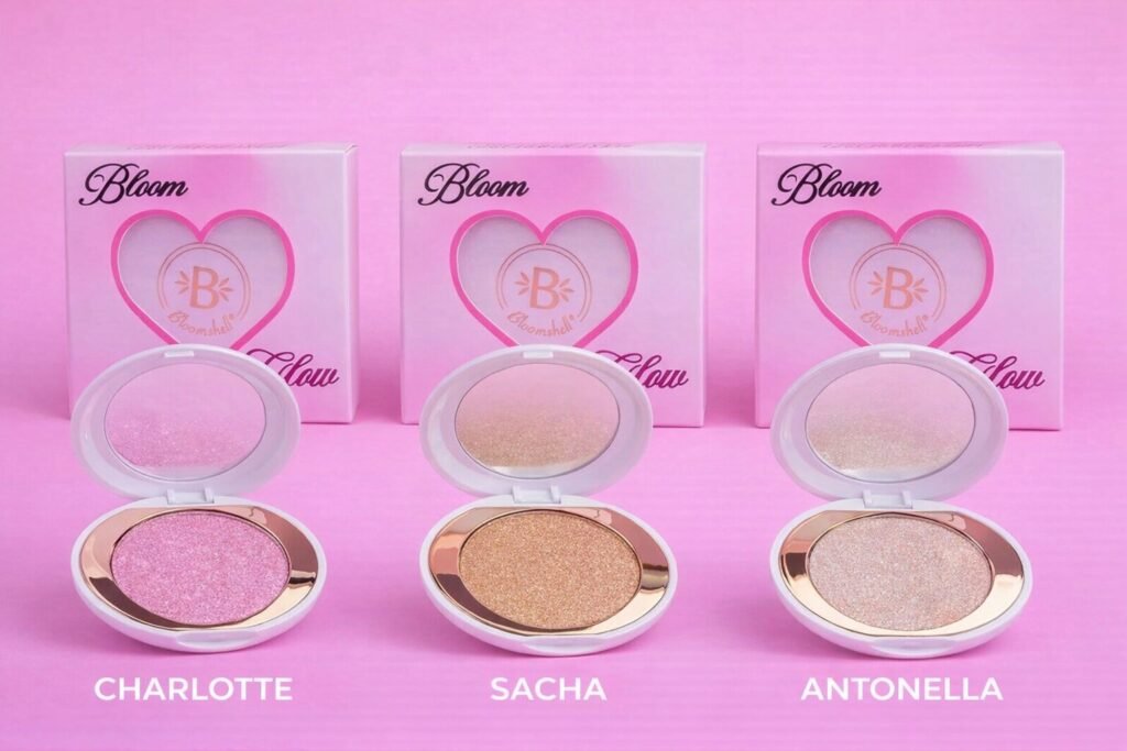 Iluminador bloom Glow Blomshell – Mystic Store