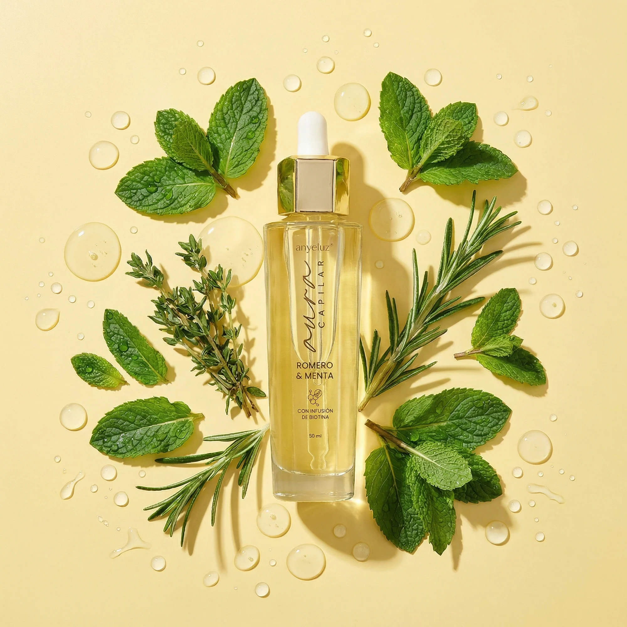 Aceite Capilar con Romero y Menta Anyeluz - Image 2