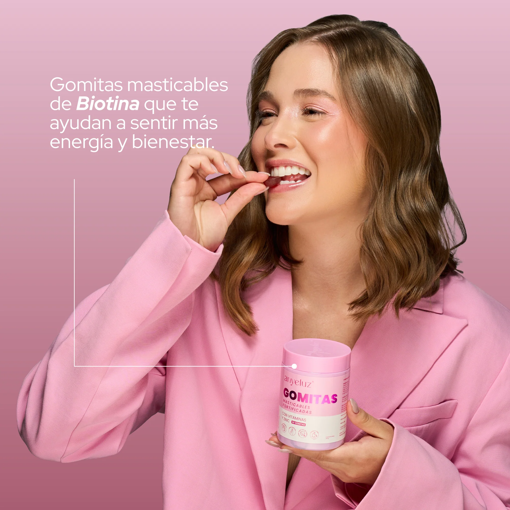 Gomitas de Biotina Fortificadas Anyeluz - Image 2