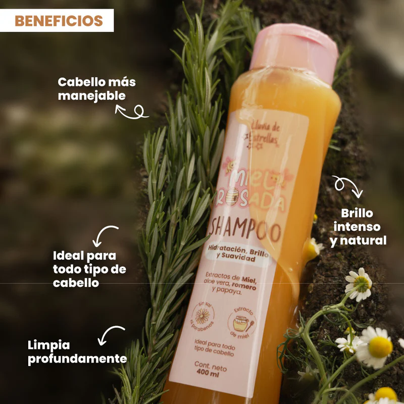 Shampoo Miel Rosada Lluvia de Estrellas - Image 3