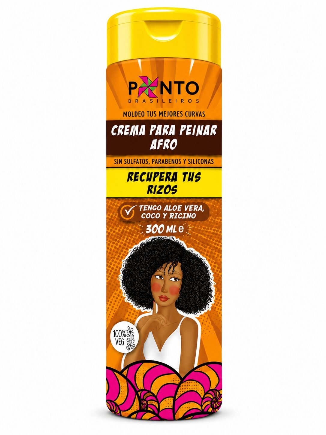 Crema Para Peinar AFRO Recupera Tus Rizos Ponto