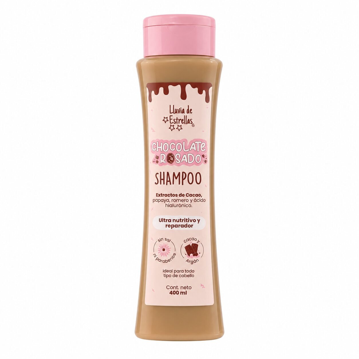 Shampoo Chocolate Rosado Lluvia de Estrellas