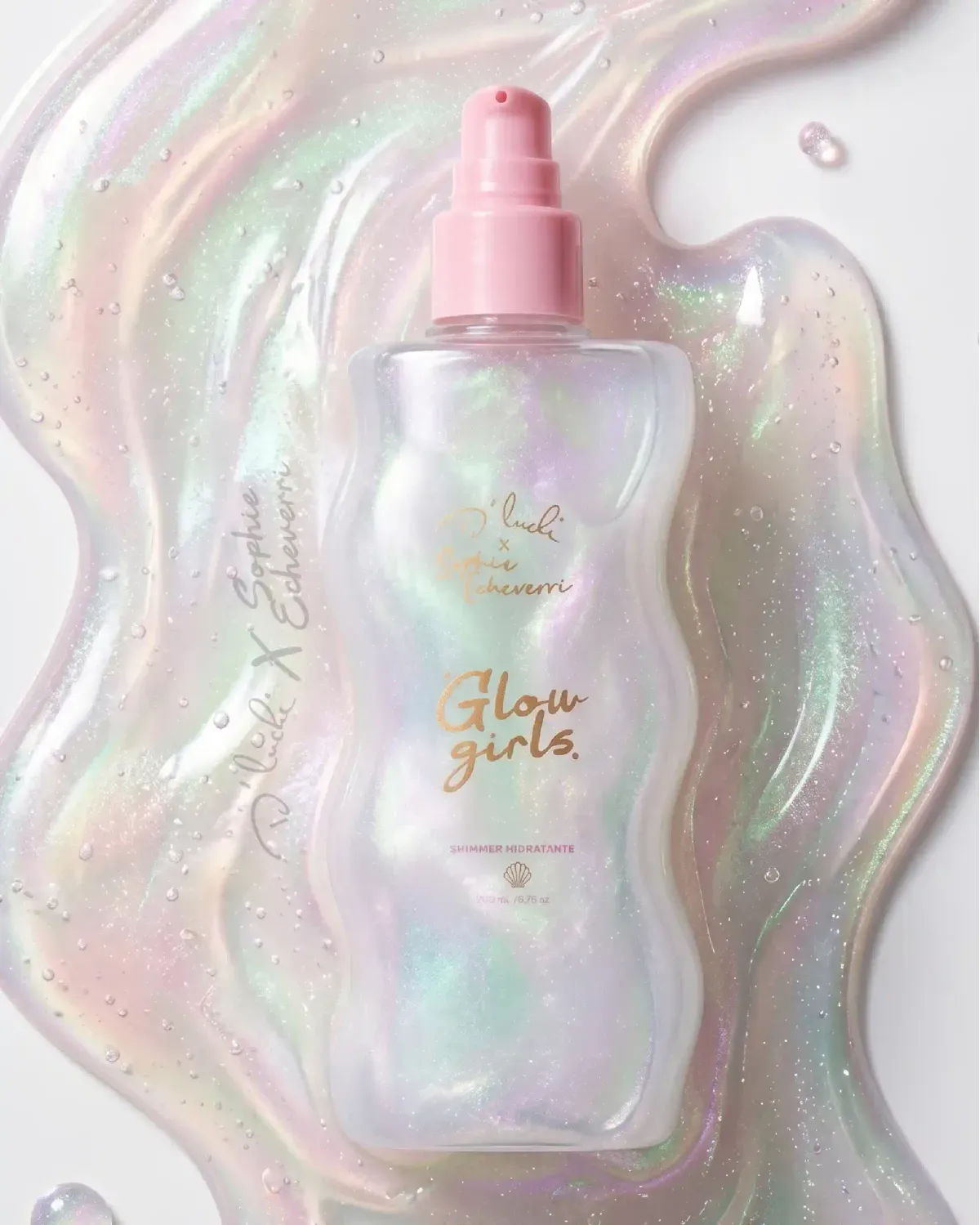 Body Shimmer Coporal Perlado Glow Girl Sofia Echeverri Dluchi - Image 2