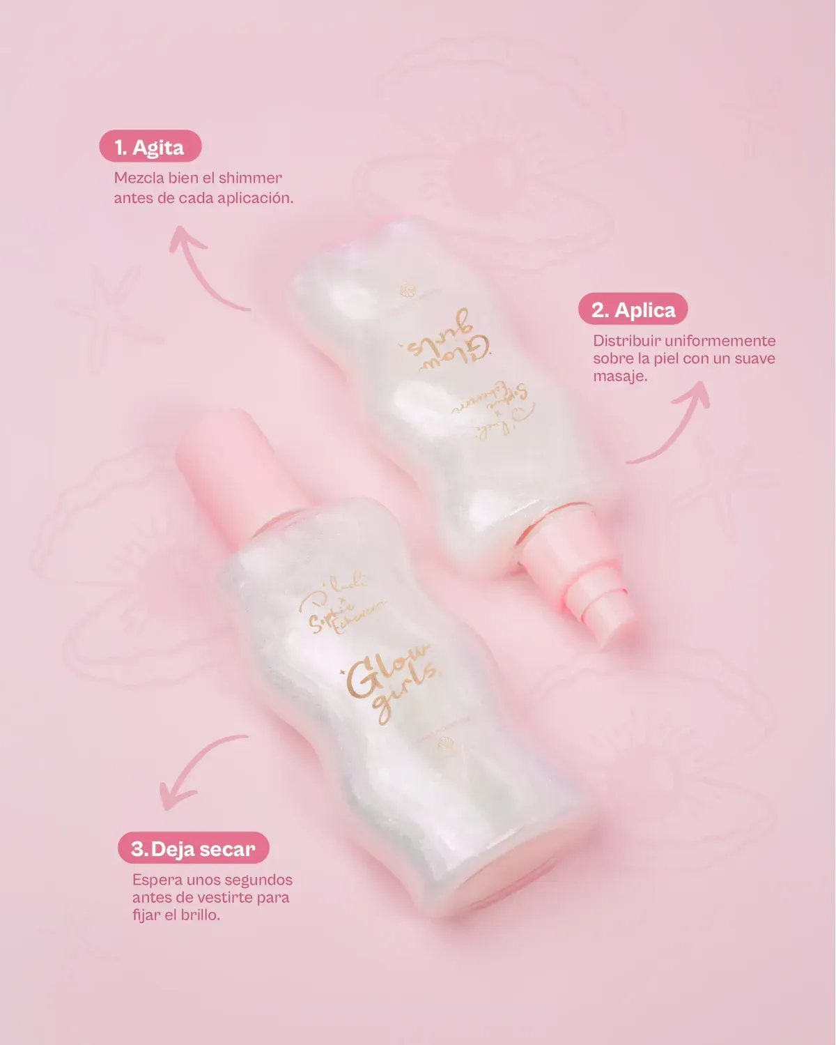 Body Shimmer Coporal Perlado Glow Girl Sofia Echeverri Dluchi - Image 7